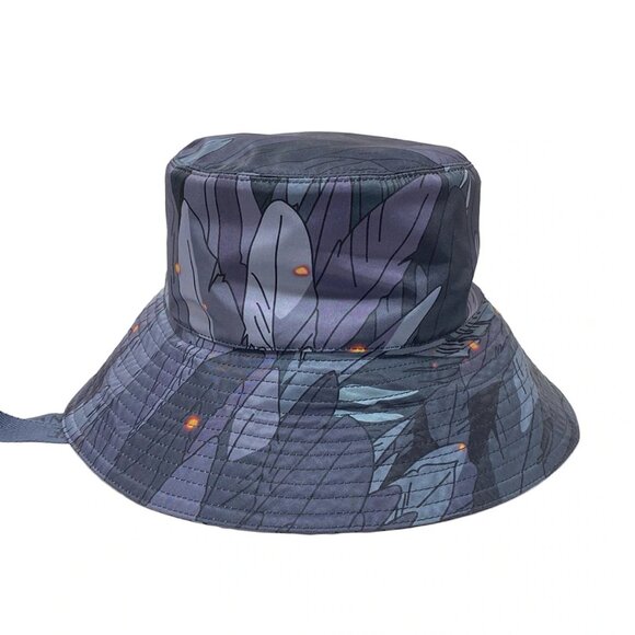 LOEWE Dark Gray Blue Gray Multi Polyester Hat bran-652-091025 main image 6